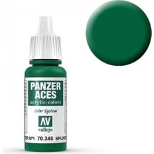 Vallejo 70346 18 Ml. Splinter Blotches I, Panzer Aces Serisi Model Boyası