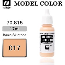 Vallejo 70815 18 Ml. (17) Basic Skintone-Matt, Model Color Serisi Model Boyası
