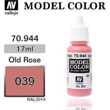 Vallejo 70944 18 Ml. (39) Old Rose -Matt, Model Color Serisi Model Boyası