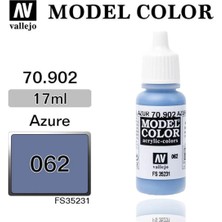 Vallejo 70902 18 Ml. (62) Azure-Matt, Model Color Serisi Model Boyası