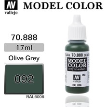 Vallejo 70888 18 Ml. (92) Olive Grey-Matt, Model Color Serisi Model Boyası