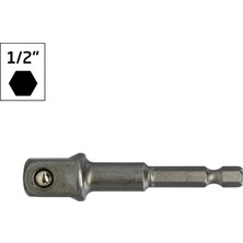Master 530947 1/2" Lokma Adaptörü Hex Bits Saplı 73 mm