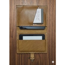 Otohousse El Yapımı Deri Tablet Organizer Kılıfı – 8.5 Inç Tablet Uyumlu