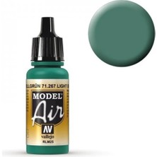 Vallejo 71267 18 Ml. Light Green RLM25, Model Air Serisi Model Boyası