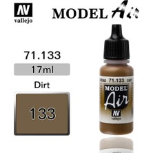 Vallejo 71133 18 Ml. Dirt, Model Air Serisi Model Boyası