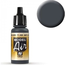 Vallejo 71308 18 Ml. Amt-12 Dark Grey, Model Air Serisi Model Boyası