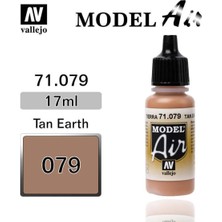 Vallejo 71079 18 Ml. Tan Earth, Model Air Serisi Model Boyası