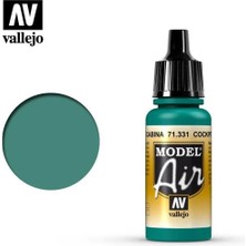 "vallejo 71331 18 Ml. Cockpit Emerald Green ""faded"", Model Air Serisi Model Boyası"