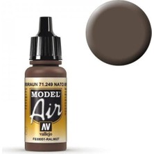 Vallejo 71249 18 Ml. Nato Brown, Model Air Serisi Model Boyası