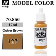 Vallejo 70856 18 Ml. (127) Ochre Brown-Matt, Model Color Serisi Model Boyası