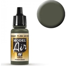 Vallejo 71294 18 Ml. Us Forest Green, Model Air Serisi Model Boyası