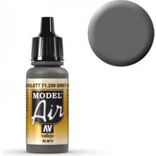Vallejo 71259 18 Ml. Gray Violet RLM75, Model Air Serisi Model Boyası