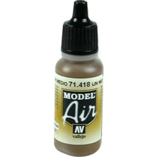 Vallejo 71418 18 Ml. Ijn Medium Brown, Model Air Serisi Model Boyası