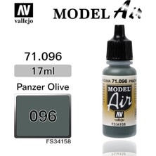 Vallejo 71096 18 Ml. Olive Grey, Model Air Serisi Model Boyası