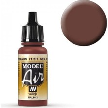 Vallejo 71271 18 Ml. Ger. Red Brown, Model Air Serisi Model Boyası