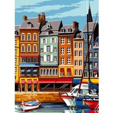 Seg Goblen 40X50CM - 926.341 Honfleur Evleri