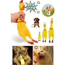 Belirtilmemiş Ses Çıkaran Tavuk Kedi Köpek Oyuncağı 30 Cm.