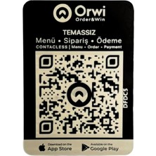 Qr Kod Menü (Pleksi)