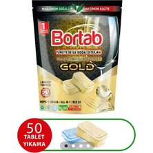 Bortab Doğal Vegan Bulaşık Makinesi Deterjanı 50 Yıkama Lekesiz Temizlik İçin