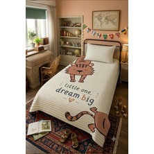 Evdek Bebek ve Çocuk Odası Dream Kitty – Kedi Tek Kişilik Pike Takımı 160X230 cm 6ETD17