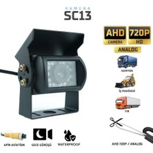Die Grup Sentinel Araç Kamera 4 Pin Aviation Soket Kamyon Iş Makinası Ahd 720P Analog Gece Görüşlü
