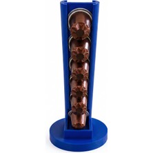 Nespresso Uyumlu Kapsül Kahveler Için Üretilmiş Kapsül Kahve Standı(12 Kapsül Kapasiteli) Mavi , Kırmızı Vecherrywood Seçenekleri ile