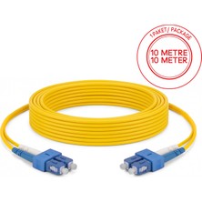 Alfafonet Sc/upc-Sc/upc Singlemode Dupleks 10 Metre Fiber Patch Cord