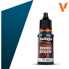 Vallejo 72464 18 Ml. Wagram Blue, Xpress Game Color Serisi Model Boyası