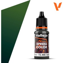 Vallejo 72466 18 Ml. Armor Green, Xpress Game Color Serisi Model Boyası