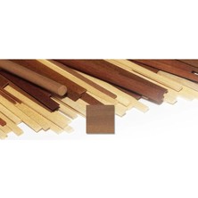 Occre 180125 Walnut Ahşap Çıta, 2X5X1000 Mm. 10 Adet