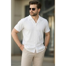 Etiler Collection Iki Iplik Kumaş  Gömlek - Beyaz