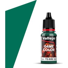 Vallejo 72026 18 Ml. Jade Green, Game Color Serisi Model Boyası