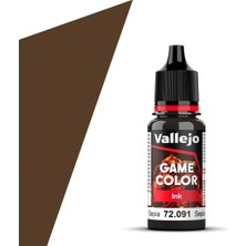 Vallejo 72091 18 Ml. Sepia Ink, Game Color Serisi Model Boyası