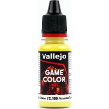 Vallejo 72109 18 Ml. Toxic Yellow, Game Color Serisi Model Boyası