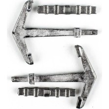 Occre 17013 30 Mm.antik Çapa ve Dipçik, Zamak, 2 Adet
