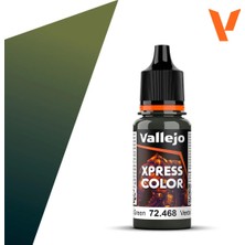 Vallejo 72468 18 Ml. Commando Green, Xpress Game Color Serisi Model Boyası