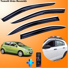 Friemats Hyundai I20 Mügen Cam Rüzgarlığı Abs Nikelajlı Cam Rüzgarlığı 2008-2012 4 Lü + Ebrayn 150 ml Koku