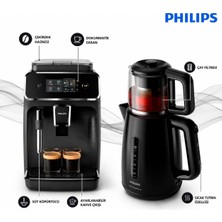 Philips EP2220/10 Tam Otomatik Espresso Kahve Makinesi ve HD7301/00 Daily Collection Çay Makinesi Kahve Çay Hazırlama Seti