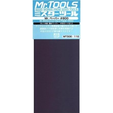 Mr.Hobby MT-306 Su Geçirmez, Kum Zımparası, No.800, 9,5x23 cm. 4 Adet