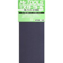 Mr.Hobby MT-308 Su Geçirmez, Kum Zımparası, No.1500, 9,5x23 cm. 4 Adet