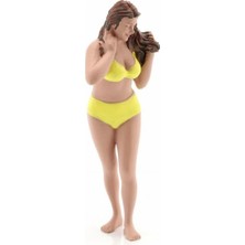 American Diorama AD76316 1/18 Ölçek, Plaj Kızı (Amy) Sergilemeye Hazır Plastik Figürü