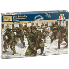 Italeri 6133S 1/72 Ölçek, Wwıı Abd Kış Üniformalı Piyade Askerleri, Plastik Model Kiti