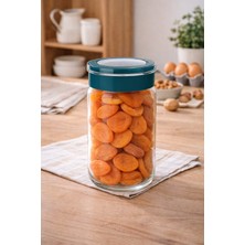 Eynel Cam Kavanoz, Pratik Açma Kapama, Cam Saklama Kabı, Hava Geçirmez, Sızdırmaz Kaplar (1000 Ml)