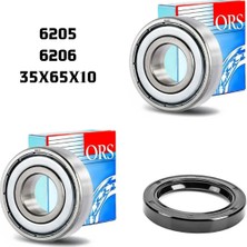 ORS Samsung Çamaşır Makinesi Rulman Keçe Takımı (6205-6206-35X65X10)