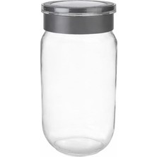 Eynel Cam Kavanoz, Pratik Açma Kapama, Cam Saklama Kabı, Hava Geçirmez, Sızdırmaz Kaplar (1000 Ml)