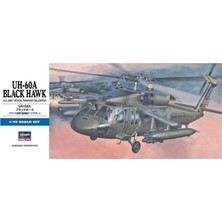 Hasegawa D3 433 1/72 Ölçek, UH-60A Black Hawk, Askeri Helikopter Plastik Model Kiti