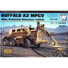 Panda Hobby Panda 35031 1/35 Ölçek, Buffalo A2 Mpcv, Zırhlı Mayın Temizleme Aracı Plastik Model Kiti