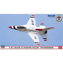 Hasegawa 2495 1/72 Ölçek, F-16C Block 52 Falcon (Thunderbirds) Savaş Uçağı Plastik Model Kiti