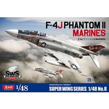 Zoukei Mura SWS48-08 1/48 Ölçek, F-4j Phantom Iı Marines Savaş Uçağı, Plastik Model Kiti
