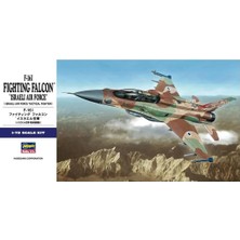 Hasegawa E34 1564 1/72 Ölçek, F-16I Fighting Falcon (Israeli Air Force), Savaş Uçağı Plastik Model Kiti